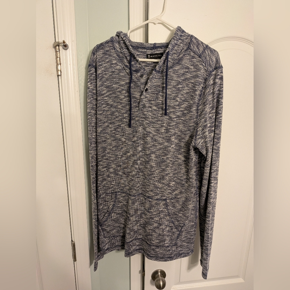 American Tall Hooded Henley